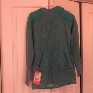 North Face Teal Green Dynamix Hoodie